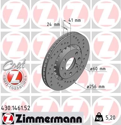 Opel Astra F Vectra A-B Calibra A Kadett E Ascona C / Daewoo Lanos Cielo Ön... ZIMMERMANN