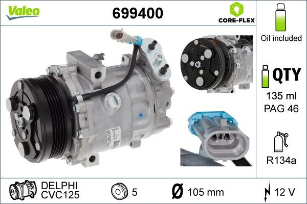 Opel Astra G Klima Kompresörü Z16SE VALEO