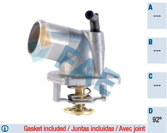 Opel Astra G Termostat Komple FAE