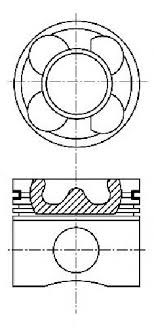 Opel Astra G Piston GOETZE