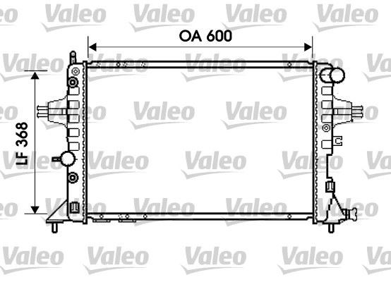 Opel Astra G Zafira Radyatör [98> / 03>] VALEO
