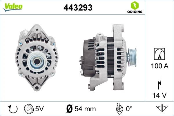 Opel Astra G 1.4-1.6 Alternatör Şarj Dinamosu [14V 100AMP] VALEO