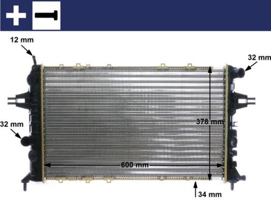 Opel Astra G Motor Su Radyatörü MAHLE