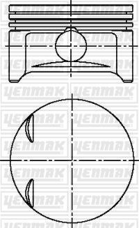 Opel Astra G Corsa C Agila Piston Segman 1.2XE STD YENMAK