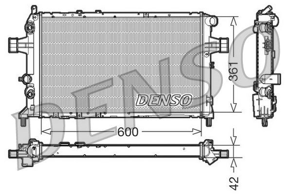 Opel Astra G Motor Su Radyatörü DENSO