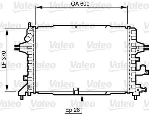 Opel Astra H Zafira Radyatör 1.3-1.7-1.9 CDTİ Manuel Klimalı/Klimasız VALEO
