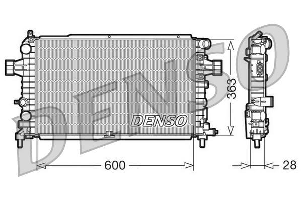 Opel Astra H Motor Su Radyatörü DENSO