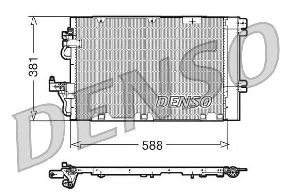 Opel Astra H Astra H GTC Zafira B Klima Radyatörü Kondenseri DENSO