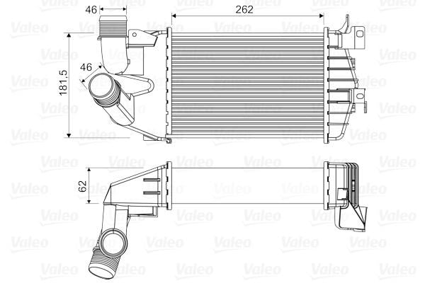 Opel Astra H Zafira Turbo Radyatörü Intercooler VALEO