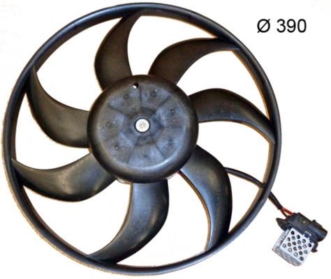 Opel Astra H L48 Klima Hariç Fan Motoru MAHLE