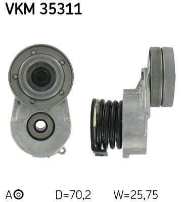 Opel Astra H Alternatör Gergi Rulmanı Kütüklü SKF