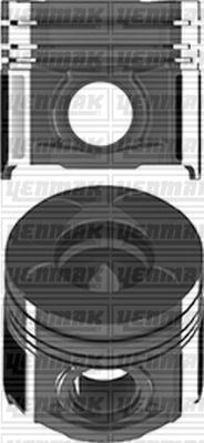 Opel Astra H Piston Segman 1.9DTH STD 82.00mm YENMAK