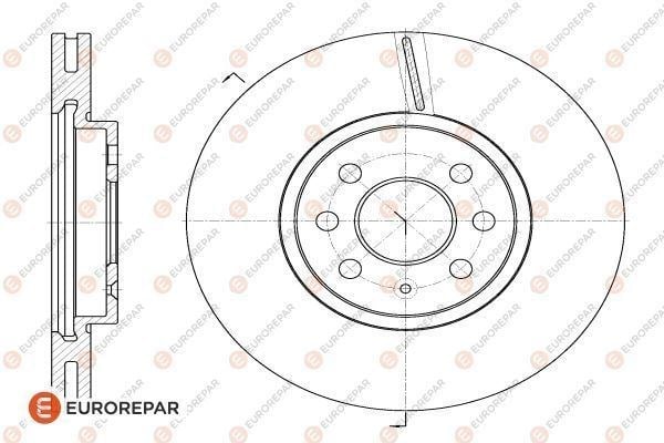 Opel Astra H Ön Fren Diski 1.4-1.6 EUROREPAR