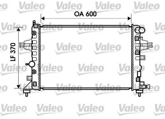 Opel Astra H Zafira B Klimasız Radyatör VALEO