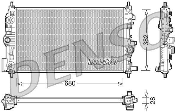 Opel Astra J Zafira C Motor Su Radyatörü Otomatik Şanzıman DENSO