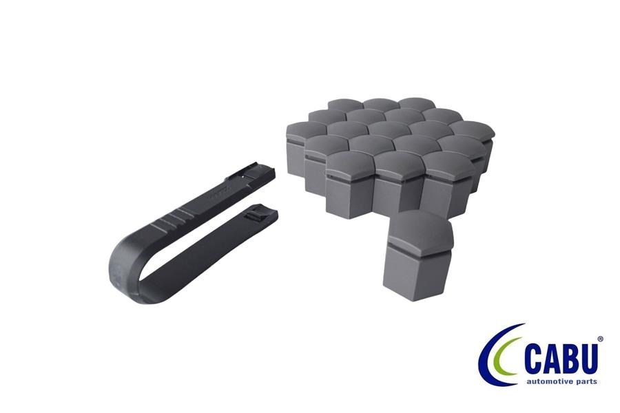 Opel Astra J Bijon Kapağı Kömür Metalik 19x27mm (20 Adet) CABU