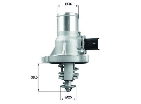 Opel Astra J Mokka Insignia Chevrolet Cruze Fiat Croma Termostat 105C Metal... MAHLE