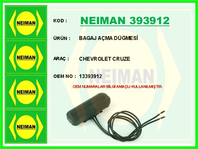 Opel Astra J Bagaj Açma Düğmesi BESCHER