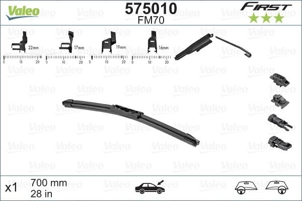 Opel Astra K Citroen C4 Coupe Peugeot 307 CC Ön Silecek Süpürgesi Silencio... VALEO