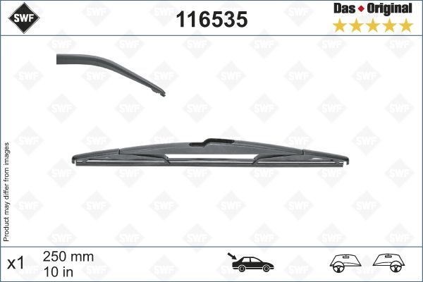 Opel Astra K Insignia B Arka Cam Silecek Süpürgesi SWF 250mm VALEO