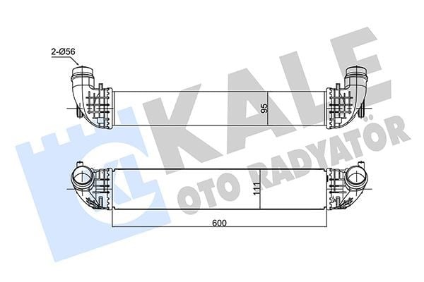 Opel Astra K 1.6 CDTI Turbo Radyatörü Intercooler KALE-RADYATOR