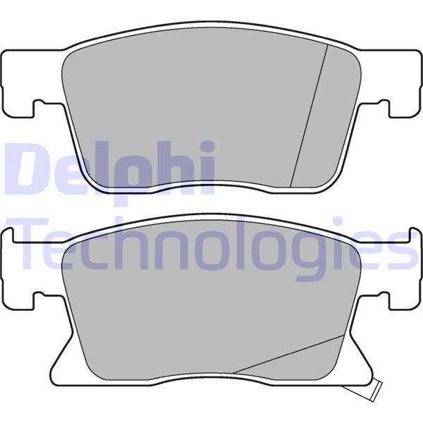 Opel Astra K Ön Balata [16 İnç 155.2x62.3x19.5] DELPHI