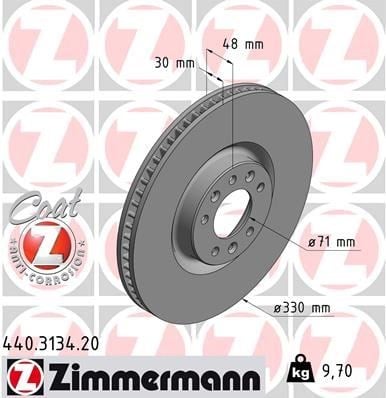 Ön Fren Aynası Astra L Grandland C5 Aircross 308 3008 508 DS4 DS7 DS9 ZIMMERMANN