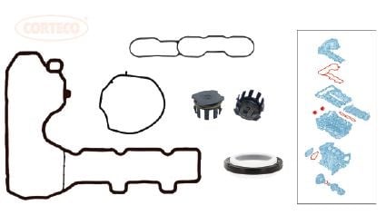 Opel Astra L Corsa F Peugeot 208 308 1.2 PureTech THP Motor Bloğu Arka Kapak... CORTECO