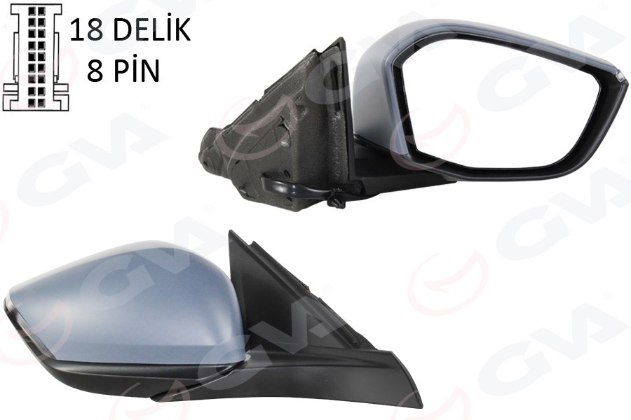 Opel Astra L Dış Dikiz Aynası Sağ Manuel Katlanır GVA