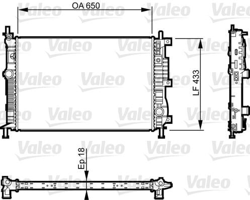 Opel Astra L Motor Su Radyatörü VALEO