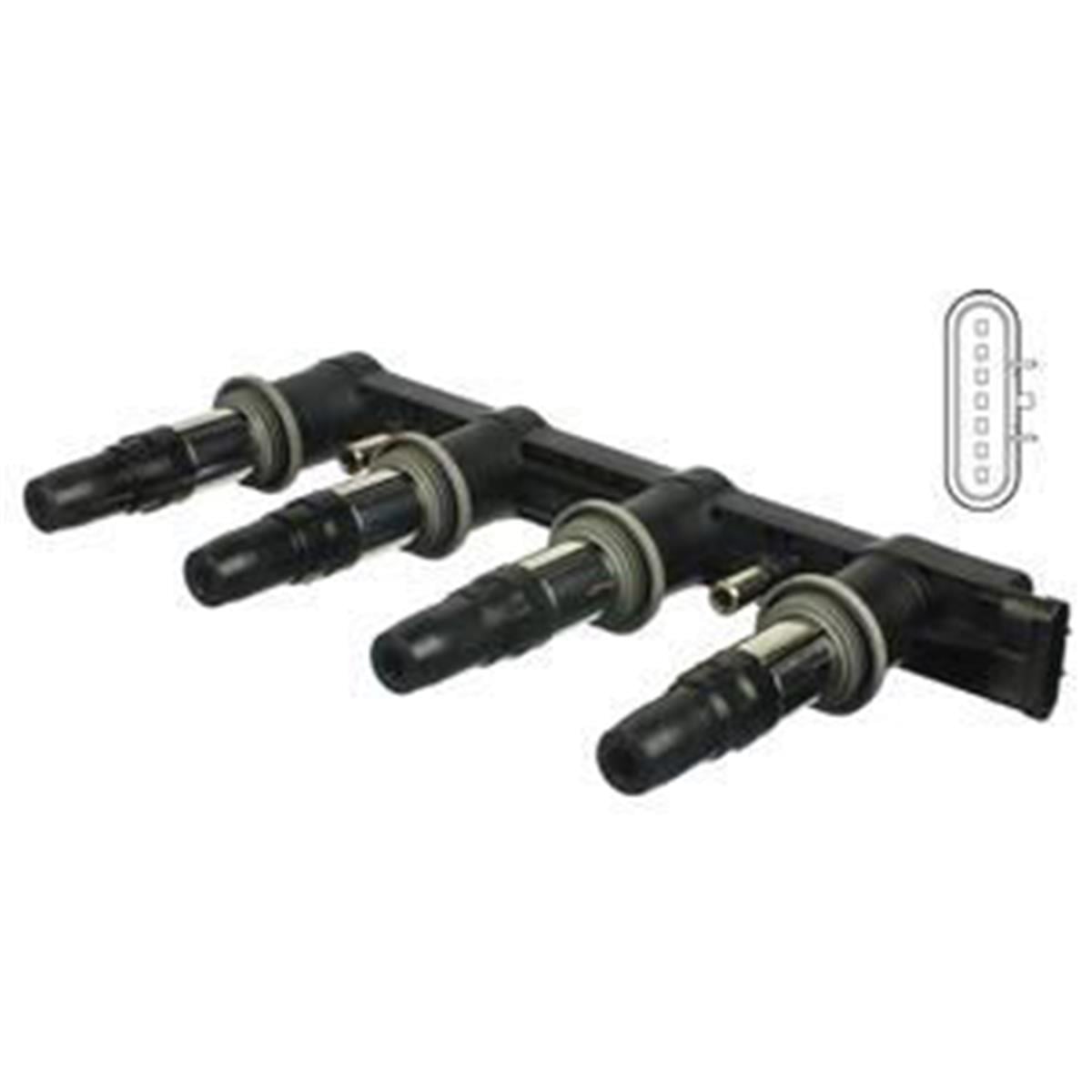 Ateşleme Bobini Chevrolet Aveo 1.4 06=> Cruze 1.4-1.6-1.8 09=> Kalos 1.4 05=> La