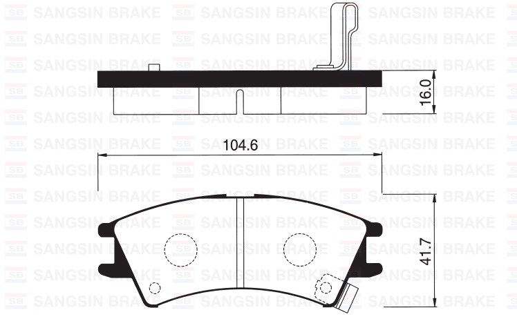 Hyundai Atos Atos Prime Atos Spirit Ön Fren Balatası SANGSIN