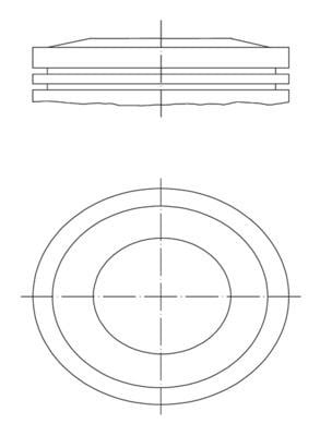 Audi Piston Komple 81.01 MM MAHLE