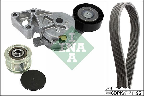 Audi Ford Seat Skoda VW V Kayışı Seti INA