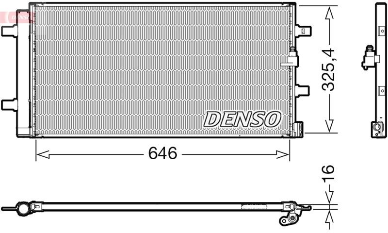 Audi A4 8K B8 Klima Radyatörü DENSO