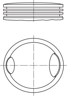 Audi Piston Komple 83.01 MM MAHLE