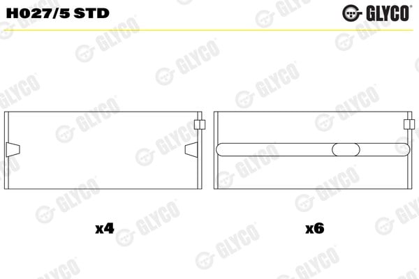 Audi Ana Yatak 81MM GLYCO