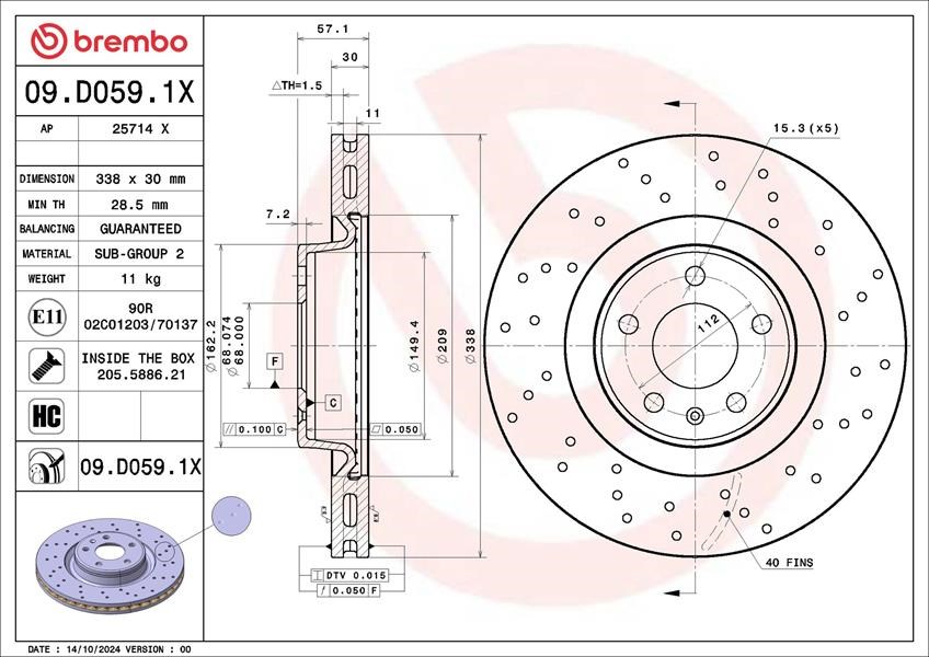 Audi A4 A6 Q5 Fren Diski BREMBO