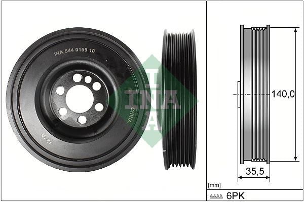 Audi Seat Skoda VW Krank Kasnağı INA