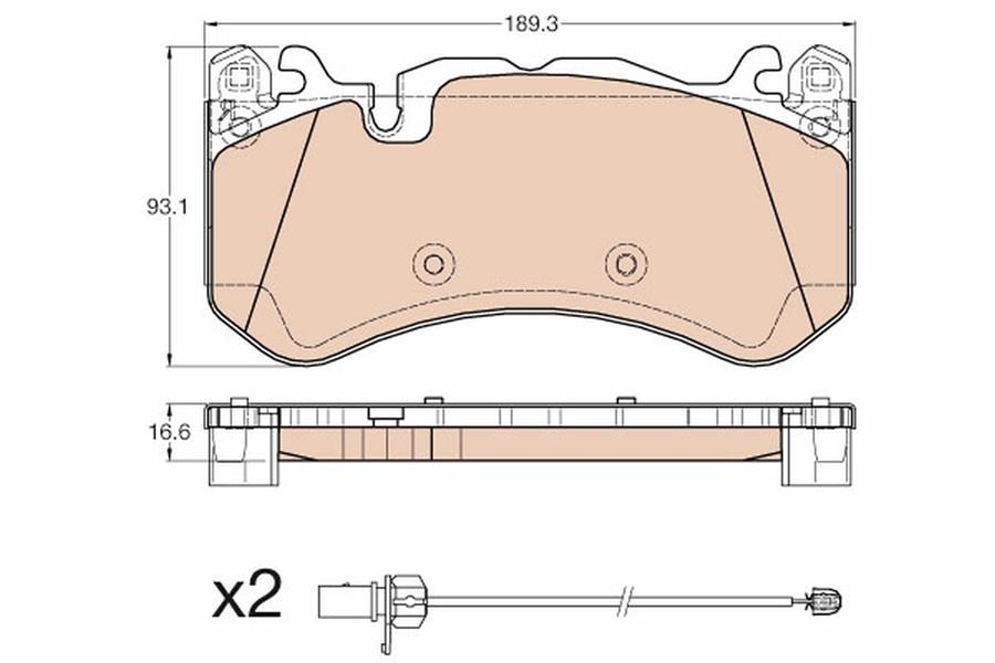 Audi A6 C6 Ön Disk Balatası TRW