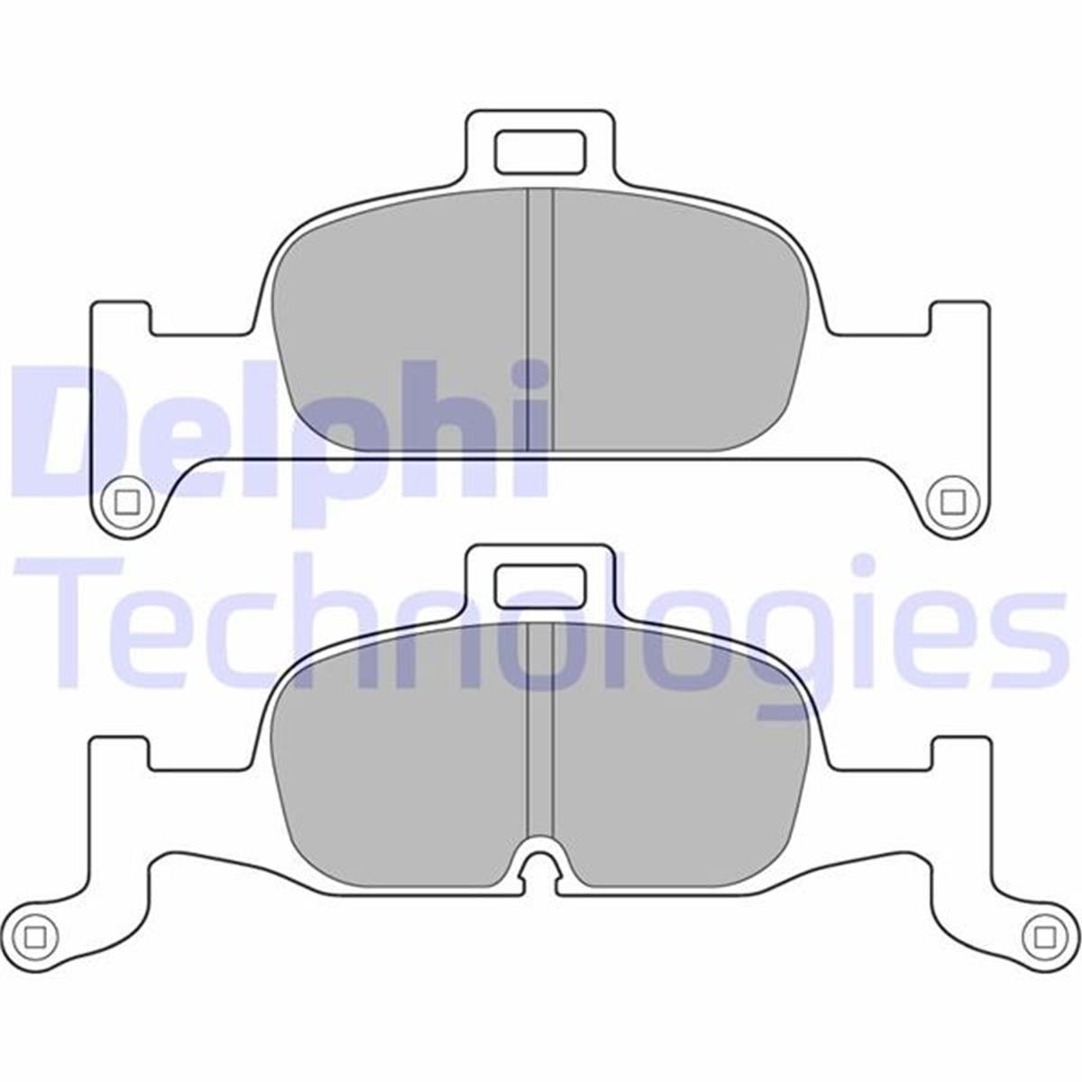 Audi A4 A5 Q5 Ön Arka Fren Balatası Delphi (1.4 Tfsı, 2.0 Tfsı, 2.0 Tdı)