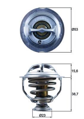 Audi A3 Termostat 95C MAHLE
