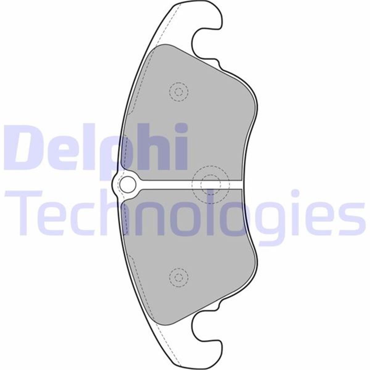 Audi A4 Avant (07-) Ön Fren Balatası Delphi (187Mm)