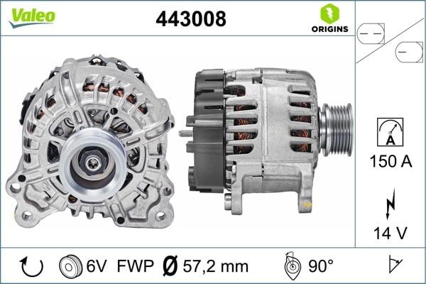 Audi A4 B9 Avant A4 S4 Alternatör VALEO