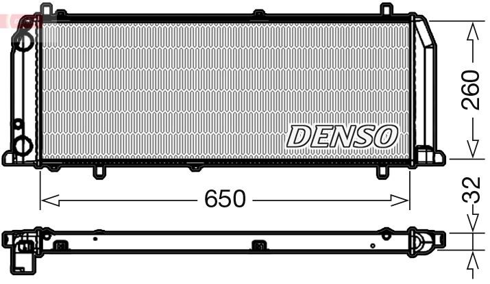 Audi 100 C2 Motor Su Radyatörü DENSO