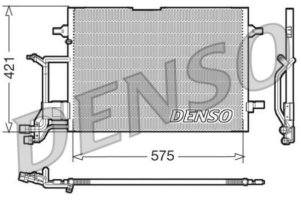 Audi A4 8D B5 Klima Radyatörü DENSO