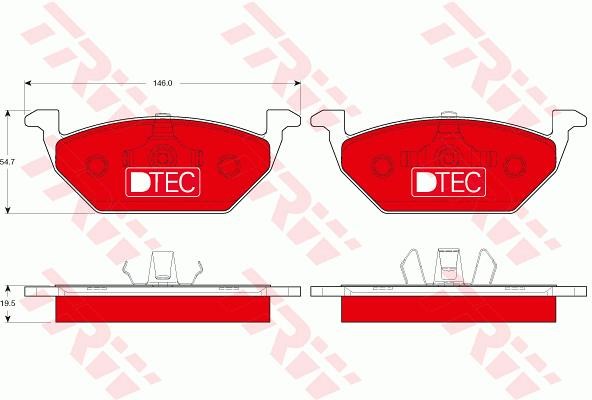 Audi A1 Ön Disk Balatası TRW
