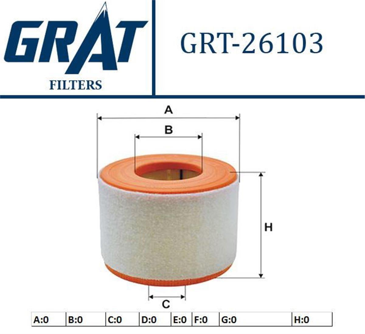 Audi A6 2.0 Tfsı/Tdı Hava Filtresi Grat (2011 Ve Sonrası)
