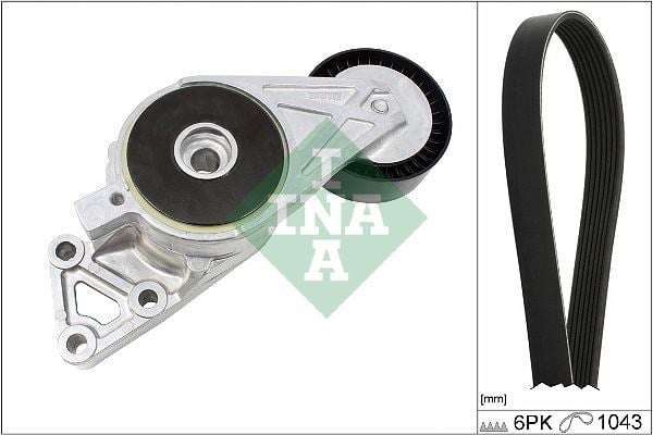 Audi Seat Skoda VW V Kayışı Seti INA