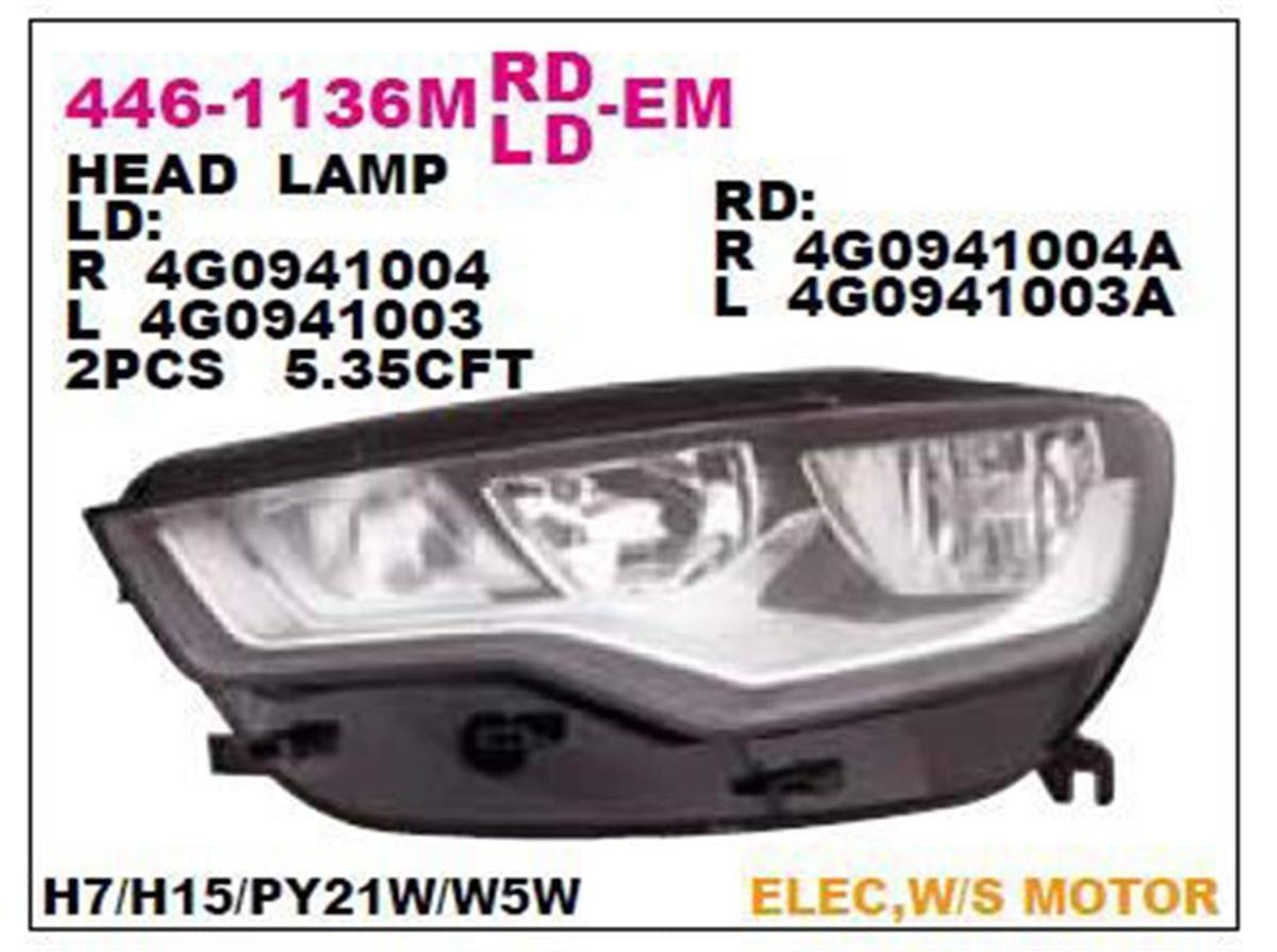 Audi A6 Sağ Far Depo (2011-2014) 4G0941004